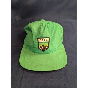 Coal Headwear Nylon Patch Logo Snapback Hat – Outdoor Hiking Cap Turquoise.